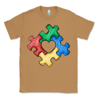 Toasted Coconut autism puzzle Classic Tee - MaliasSmallBusiness