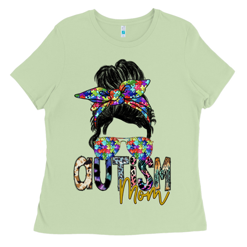 Autism Mom Ladies Tee by SublimationCraftShop | Teevron