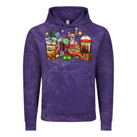 Cloud Purple Christmas coffee cups with Chihuahua Vintage Hoodie - RanaPortraitStore