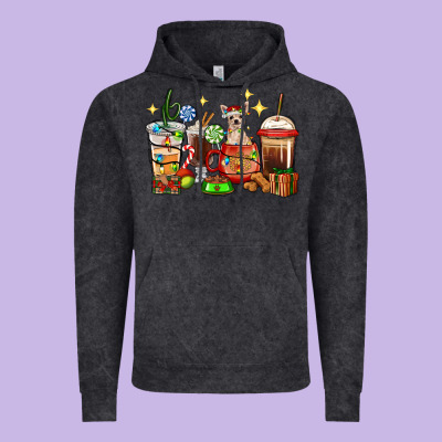 Christmas Coffee Cups With Chihuahua Vintage Hoodie Designed By Ranaportraitstore