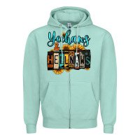 Yeehaws And Hellnaws Zipper Hoodie | Teevron