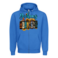 True Royal yeehaws and hellnaws Zipper Hoodie - Jasminsmagicworld