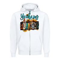 White yeehaws and hellnaws Zipper Hoodie - Jasminsmagicworld
