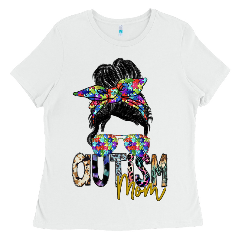 Autism Mom Ladies Tee by SublimationCraftShop | Teevron