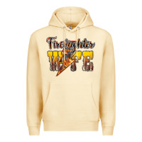 Pina Colada Firefighter wife lightning bolt Premium Hoodie - HowdyJamesFarm