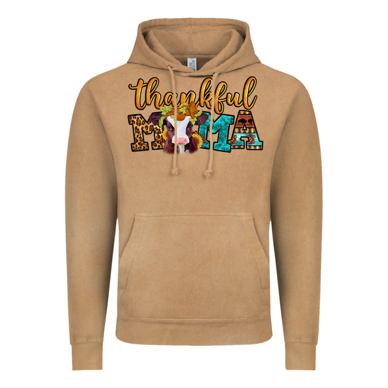 Thankful Mama Baby Calf Vintage Hoodie by Jasminsmagicworld | Teevron
