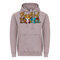 Vintage Zinc thankful mama baby calf Vintage Hoodie - Jasminsmagicworld