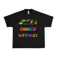 Black if nothing ever changed thered be no butterflies Urban Heavy Tee - MaliasSmallBusiness