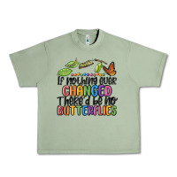 Oil Green if nothing ever changed thered be no butterflies Urban Heavy Tee - MaliasSmallBusiness