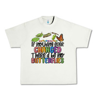 Pistachio if nothing ever changed thered be no butterflies Urban Heavy Tee - MaliasSmallBusiness
