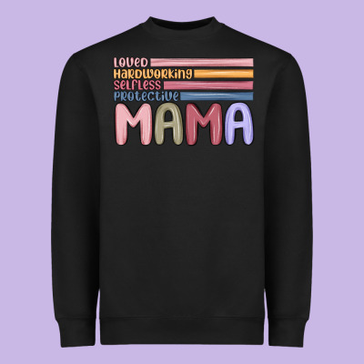 Mama Heavyweight Sweatshirt Designed By Maliassmallbusiness