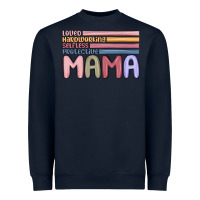 Navy mama Heavyweight Sweatshirt - MaliasSmallBusiness