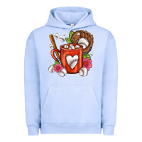 Pigment Grape Ice Baseball Coffee cup Urban Hoodie - FaDigitalArtStudio
