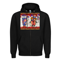 Black usa hot dog coca tumbler Zipper Hoodie - BarkalooDesign