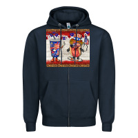 Navy usa hot dog coca tumbler Zipper Hoodie - BarkalooDesign
