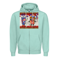 Seafoam usa hot dog coca tumbler Zipper Hoodie - BarkalooDesign