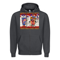 Smoke usa hot dog coca tumbler Zipper Hoodie - BarkalooDesign