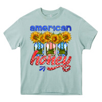 Arona american honey sunflower mason jar Heavy Core Tee - HRA Design Shop