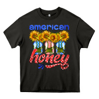 Asphalt american honey sunflower mason jar Heavy Core Tee - HRA Design Shop