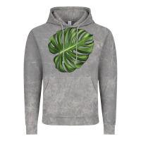 Cloud Rock Monstera Leaf Vintage Hoodie - LillyAllenDesigns