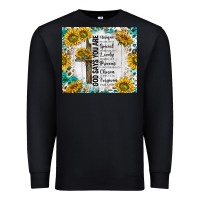Black god says you are with sunflower Premium Sweatshirt - TumblerDesignByShophia