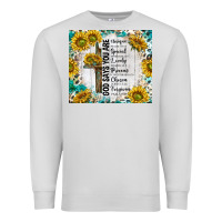 Dove Grey god says you are with sunflower Premium Sweatshirt - TumblerDesignByShophia