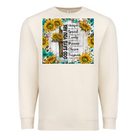 Sandshell god says you are with sunflower Premium Sweatshirt - TumblerDesignByShophia