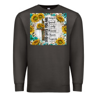 Smoke god says you are with sunflower Premium Sweatshirt - TumblerDesignByShophia