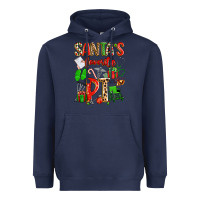 Navy santa's favorite pt Heavyweight Hoodie - texasbilliewilder
