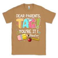 Toasted Coconut dear parents tag youare it teacher Classic Tee - JahusDesignShop