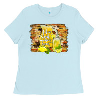 Baby Blue life is short make it sweet Ladies Tee - JahusDesignShop