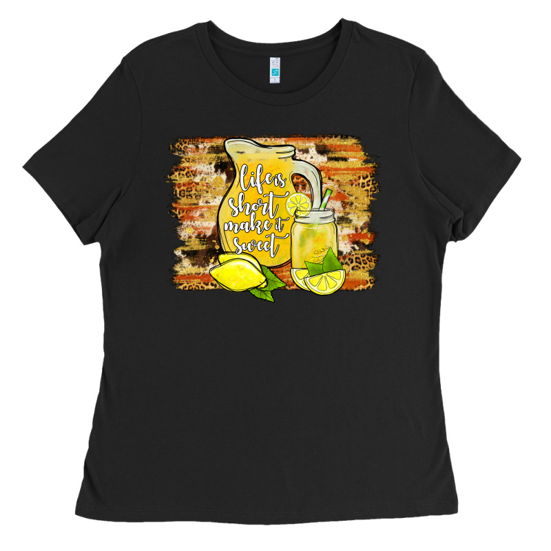 Life Is Short Make It Sweet Ladies Tee by JahusDesignShop | Teevron