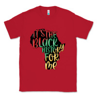 Red its the black history for me Classic Tee - MaliasSmallBusiness