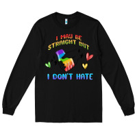 Black i may be straight pride day Long Sleeve Tee - MaliasSmallBusiness