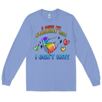 Colony Blue i may be straight pride day Long Sleeve Tee - MaliasSmallBusiness