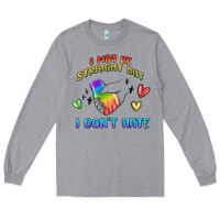 Heather Grey i may be straight pride day Long Sleeve Tee - MaliasSmallBusiness