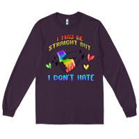 Plum i may be straight pride day Long Sleeve Tee - MaliasSmallBusiness