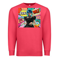 Cardinal pop art gothic girl Premium Sweatshirt - TumblerDesignByShophia