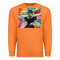 Carrot pop art gothic girl Premium Sweatshirt - TumblerDesignByShophia