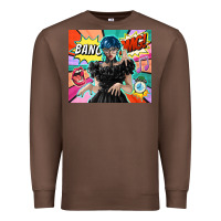 Chestnut pop art gothic girl Premium Sweatshirt - TumblerDesignByShophia