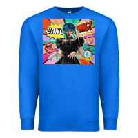 True Royal pop art gothic girl Premium Sweatshirt - TumblerDesignByShophia