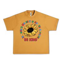Peanut Butter in a world where you can be anything be kind Urban Heavy Tee - MaliasSmallBusiness