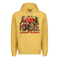 Antique Gold Army Christmas Home Sweet Home Premium Hoodie - HowdyJamesFarm