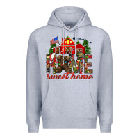 Heather Grey Army Christmas Home Sweet Home Premium Hoodie - HowdyJamesFarm