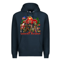 Navy Army Christmas Home Sweet Home Premium Hoodie - HowdyJamesFarm