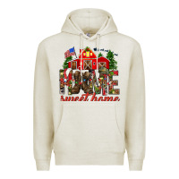 Oatmeal Heather Army Christmas Home Sweet Home Premium Hoodie - HowdyJamesFarm
