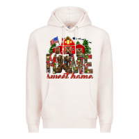 Pale Pink Army Christmas Home Sweet Home Premium Hoodie - HowdyJamesFarm