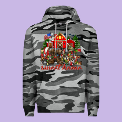 Army Christmas Home Sweet Home Premium Hoodie Designed By Howdyjamesfarm