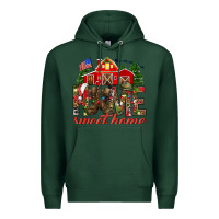 Sports Green Army Christmas Home Sweet Home Premium Hoodie - HowdyJamesFarm