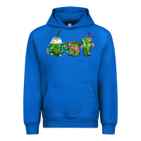 Cobalt Cactus Lover Cactus Coffee Cups Urban Hoodie - FaDigitalArtStudio